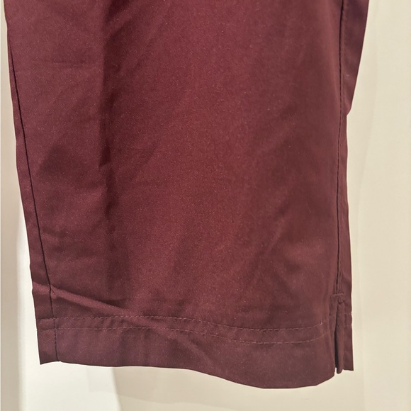 Burgundy High-Waisted Stretchtech Pants - Picture 3 of 6